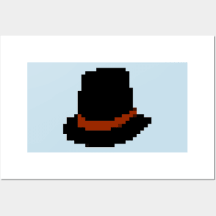 Top Hat Pixel Art Posters and Art